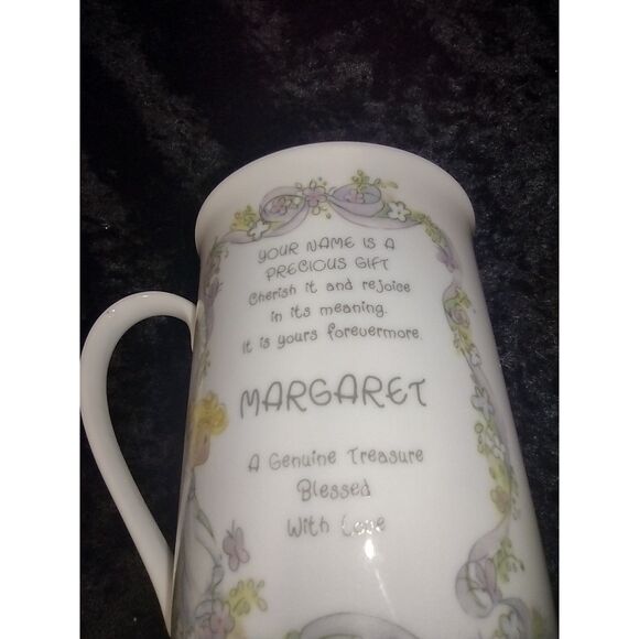 Vtg Precious Moments Margaret Name Meaning Coffee Tea Gift Cup Mug Enesco 1993‎ - Picture 2 of 4